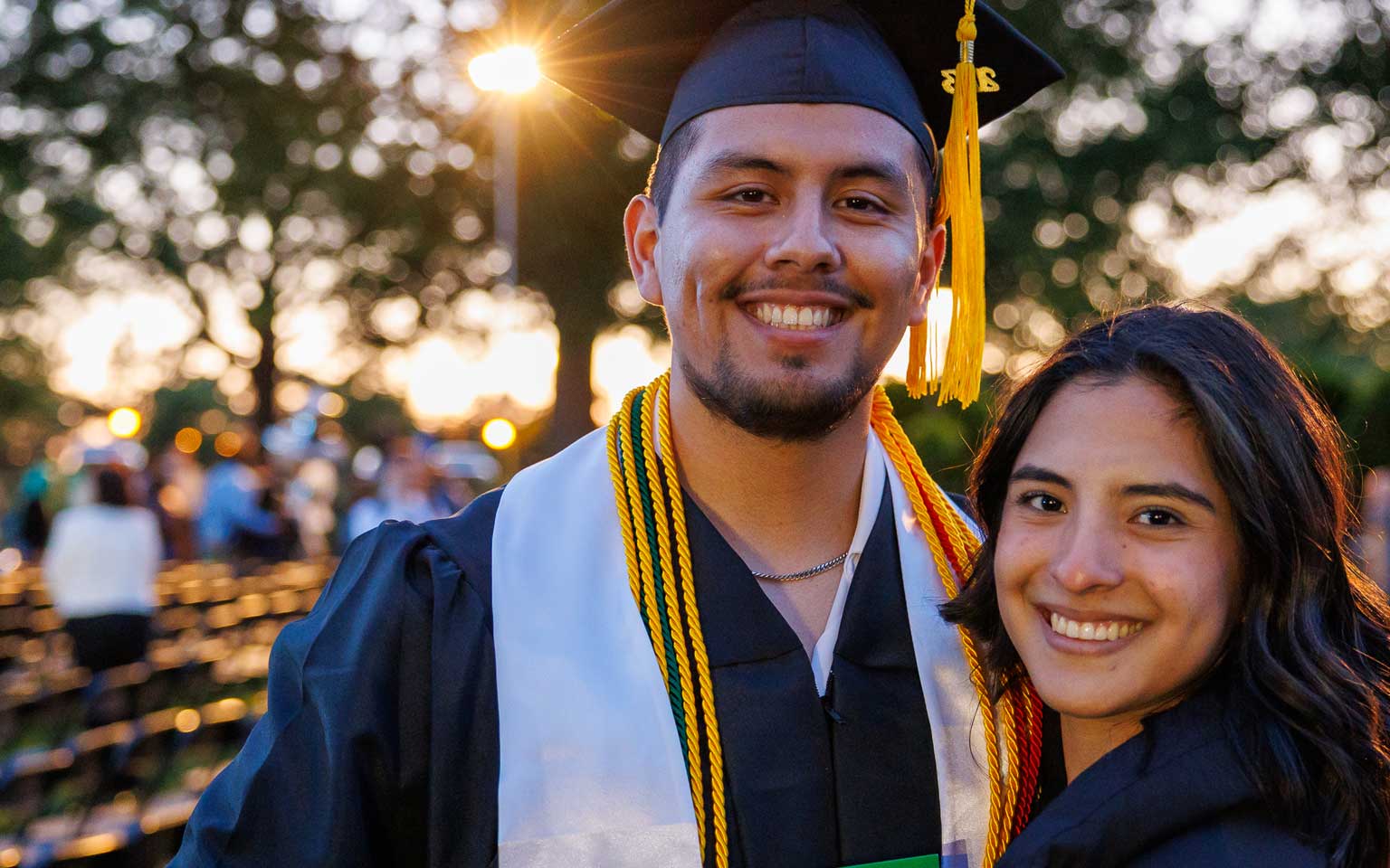 Graduate at the end of the commencement day